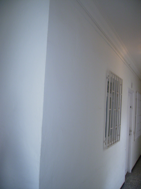 Acabado en pintura blanca